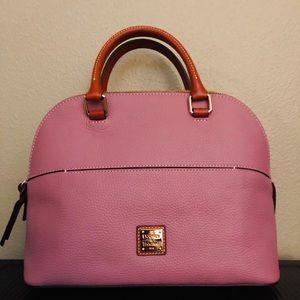 Dooney & Bourke Pebble Leather Carter Satchel